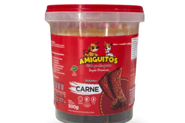 Bifinho Amiguitos Super Premium Carne 500g