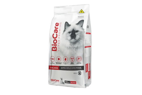 Ração Biocare Super Premium Gatos Castrados Salmão