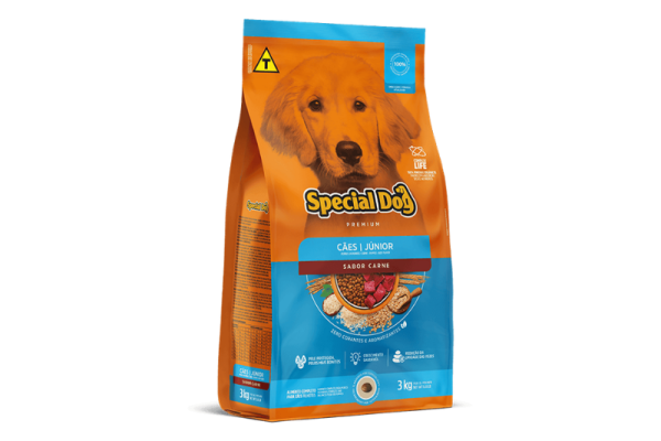 Ração Special Dog Junior Cães Filhotes Carne
