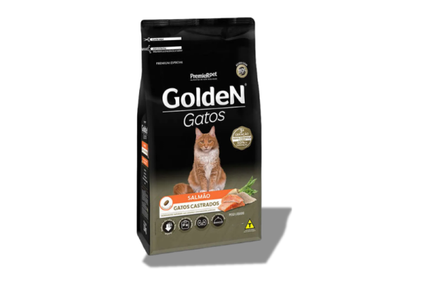 Ração Golden Gatos Castrados Salmão