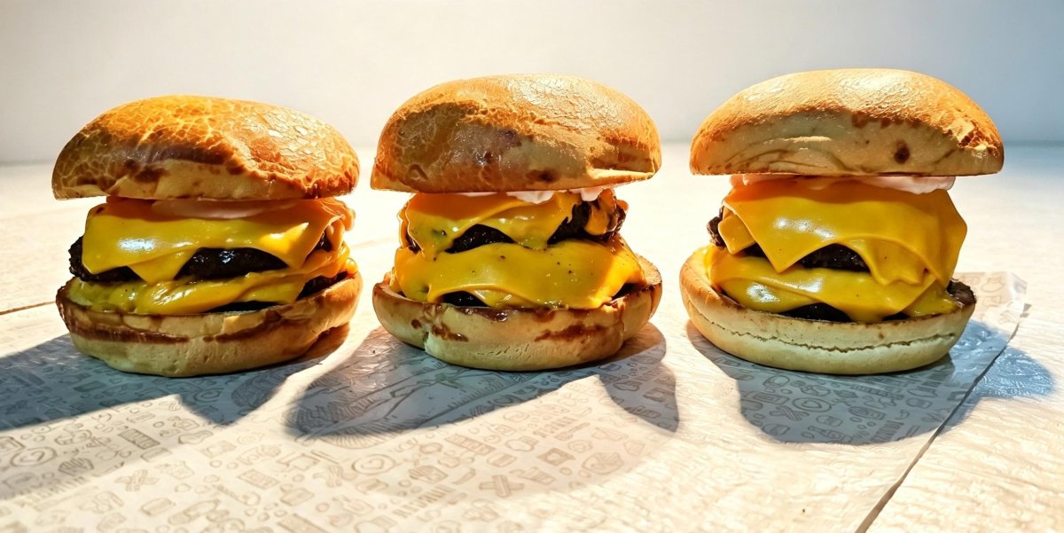 Trio BiG Cheddar Burger (3 Big Cheddar)