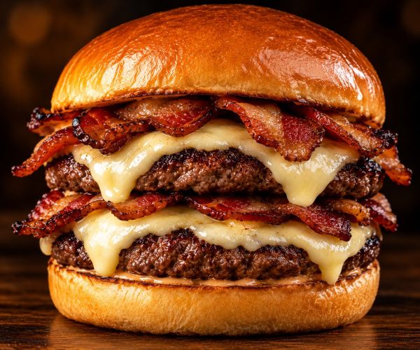 DOM DUPLO BACON BURGUER