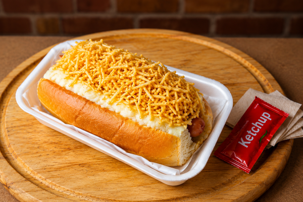 Cachorro-Quente com Bacon