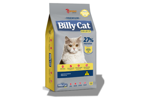 Ração Billy Cat Gatos Adultos Peixe