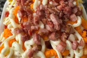 Porção de batata frita com calabresa frita de 750ml