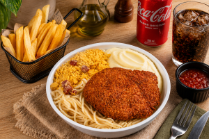 Empanado Completo - Fritas + Coca-Cola 350ml