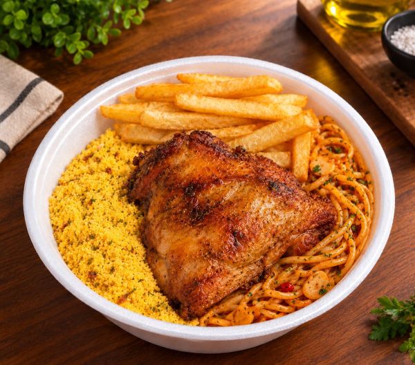 Sobrecoxa Divina Crocante + Fritas